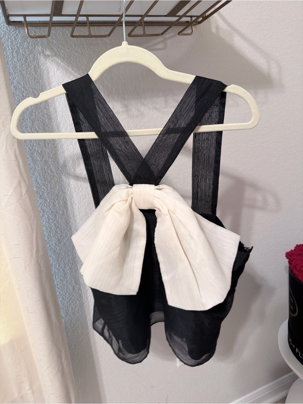 Anthropologie Sunday in Brooklyn Bow Halter Top Size M - Picture 2 of 5